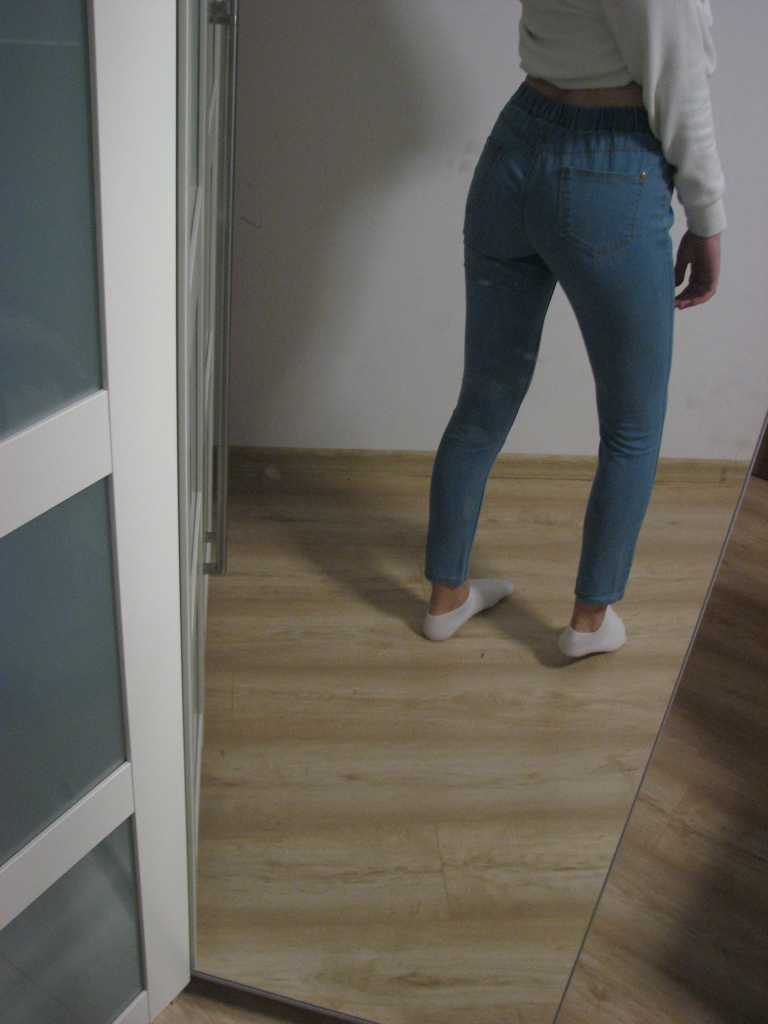 modré džíny z Pepco