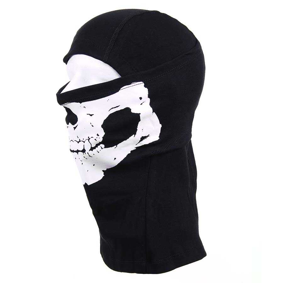 Kukla 101 Inc Balaclava Skull - černá