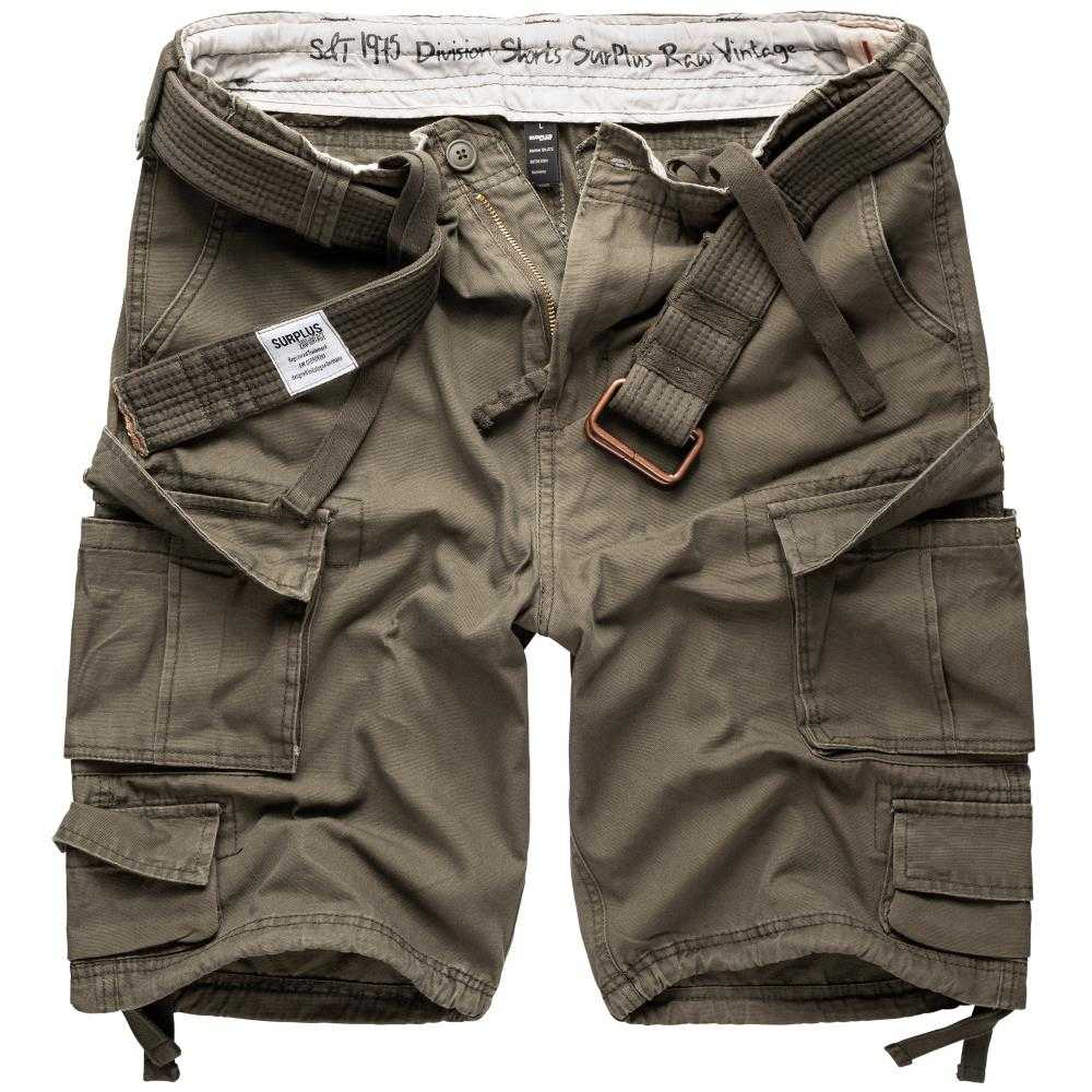 Kraťasy Division Short - olivové