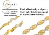 Zlaté náhrdelníky a súpravy od KORAI
