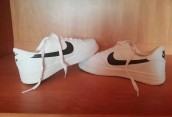 Boty Nike air - bílé