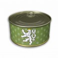 Opasek dárkový Český lev 4 cm - olivový