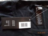 Černé pánské tričko nové XL 56/58
